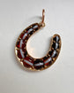 VICTORIAN BANDED AGATE HORSESHOE PENDANT