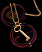 ANTIQUE GOLD KEY PENDANT