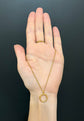 MEDIUM SIZE CHUNKY FRENCH 18CT GOLD BOLT RING