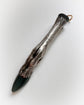 VICTORIAN SILVER & BLOODSTONE STAG LEG PENDANT