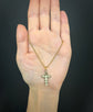 VICTORIAN CHRYSOBERYL CROSS PENDANT