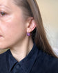 VICTORIAN PURPLE PASTE EARRINGS