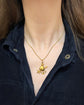 ANTIQUE LOVE FAITH CHARITY 18CT GOLD PENDANT