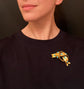 VICTORIAN 18CT GOLD & TURQUOISE KNOT BROOCH