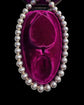 VICTORIAN LARGE SCALE SILVER BEAD NECKLACE