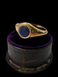 VICTORIAN LAPIS LAZULI & 15CT GOLD RING