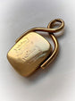 VICTORIAN 15CT GOLD ‘GREYHOUND’ SPINNER PENDANT
