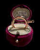 LARGE ANTIQUE 9CT GOLD BOLT RING