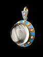 LARGE SCALE VICTORIAN ROCK CRYSTAL DOME PENDANT