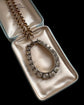 HUGE ANTIQUE SILVER & PASTE HORSESHOE PENDANT