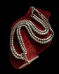ANTIQUE SILVER SNAKE LINK ALBERT CHAIN