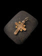 VICTORIAN TURQUOISE & DIAMOND CROSS PENDANT