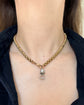 ANTIQUE SILVER SNAKE HEAD BAIL / CHAIN EXTENDER