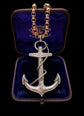 HUGE VICTORIAN SILVER ANCHOR PENDANT