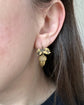 VICTORIAN PINCHBECK ACORN EARRINGS