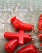 EARLY 19TH CENTURY CORAL MANO CORUNTO HAND PENDANT