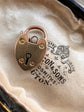 VICTORIAN 15CT GOLD HEART PADLOCK CLASP/PENDANT