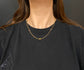 ANTIQUE 15CT & MULTI GEM CHAIN