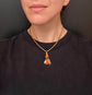 19TH CENTURY CORAL HAND PENDANT