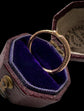 GEORGIAN 9CT GOLD SNAKE OUROBOROS SPLIT RING