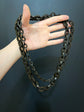 VICTORIAN EXTRA LONG VULCANITE MARINER LINK CHAIN