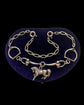 ANTIQUE SILVER EQUESTRIAN NECKLACE