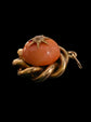 VICTORIAN CORAL & DIAMOND PENDANT