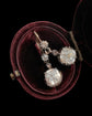 19TH CENTURY PASTE DROP EARRINGS