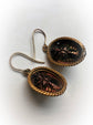 VICTORIAN SCARAB BEETLE EARRINGS