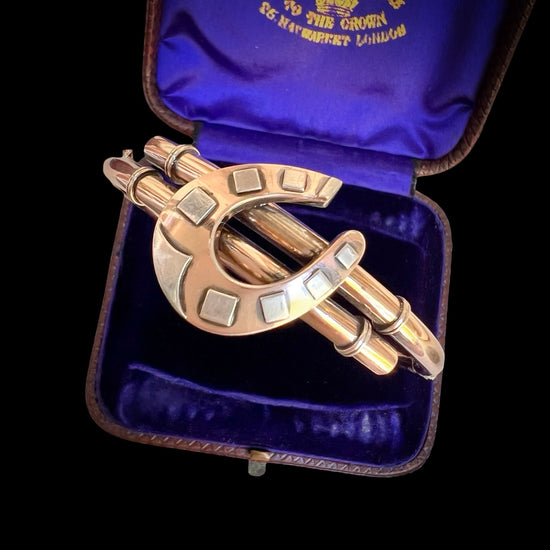 VICTORIAN HORSESHOE BANGLE