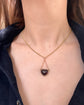 ANTIQUE GARNET & DIAMOND HEART PENDANT