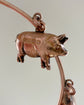 VICTORIAN 9CT GOLD LUCKY PIG BANGLE