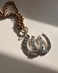 VICTORIAN DOUBLE SILVER HORSESHOE PENDANT
