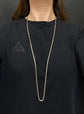 VICTORIAN SILVER SNAKE LINK CHAIN