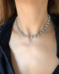 GEORGIAN PASTE FLOWER RIVIÈRE NECKLACE