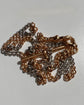 ANTIQUE BI-COLOUR 18CT GOLD & PLATINUM CURB ALBERT CHAIN