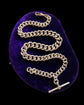 ANTIQUE CHUNKY SILVER CURB CHAIN