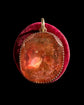 LARGE QUEEN ANNE PEACH PASTE DROP PENDANT