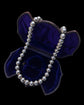 VICTORIAN LARGE SCALE SILVER BEAD NECKLACE
