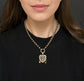 EARLY 19TH CENTURY PEARL & ROCK CRYSTAL HEART LOCKET WITH PADLOCK & KEY