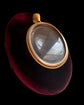 VICTORIAN LARGE ROCK CRYSTAL & 18CT GOLD PENDANT