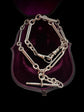 ANTIQUE SILVER PAPERCLIP ALBERT CHAIN