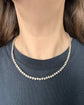 LATE VICTORIAN SILVER BALL CHAIN NECKLACE