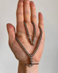 ANTIQUE CLASSIC SILVER CURB ALBERT CHAIN