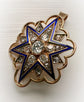 VICTORIAN DIAMOND STAR PENDANT/BROOCH