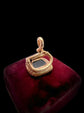 VICTORIAN SNAKE FOB WITH REBUS INTAGLIO