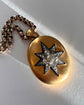 HUGE VICTORIAN DIAMOND STAR LOCKET