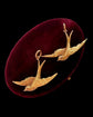 VICTORIAN 15CT GOLD SWALLOW PENDANT