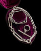 VICTORIAN SUPER CHUNKY SILVER PAPERCLIP ALBERT CHAIN
