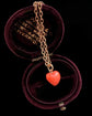 19TH CENTURY MINI CORAL HEART PENDANT